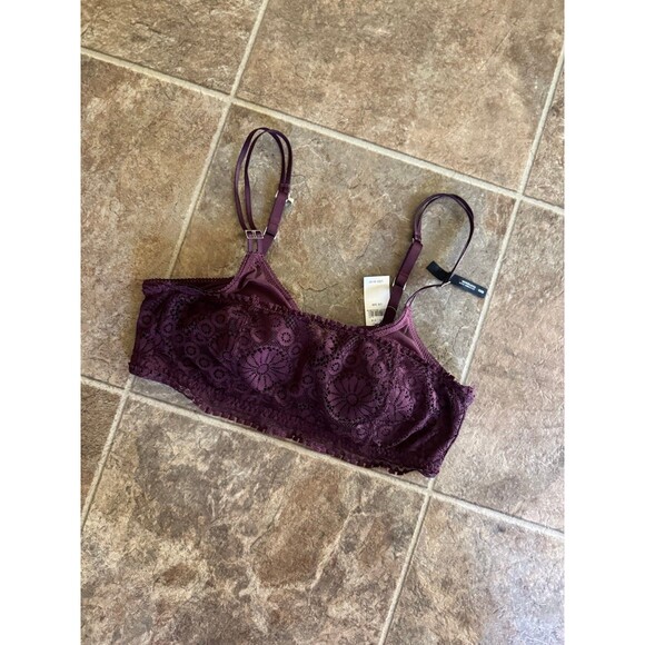 Aerie Real Power Wireless Push Up Joy Convertible Lace Bra Size 32B - Picture 2 of 8